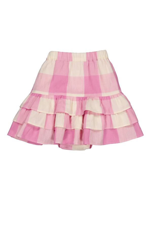 Lea Skirt - Check Lila