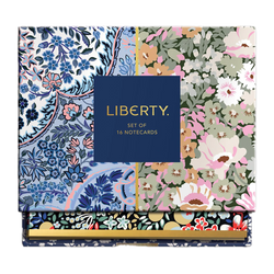 Liberty London Floral Greeting Assortment Notecard - Set of 16