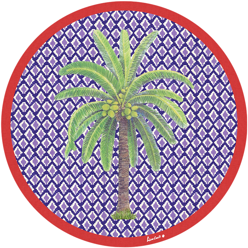 Hima Palma Placemat - Pervinch