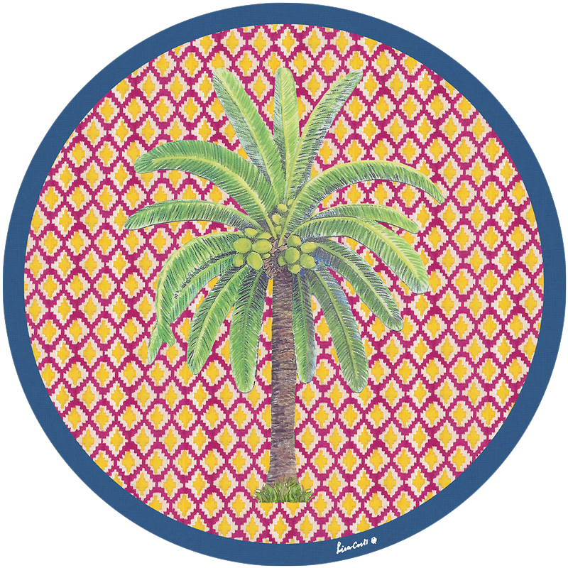 Hima Palma Placemat - Yellow