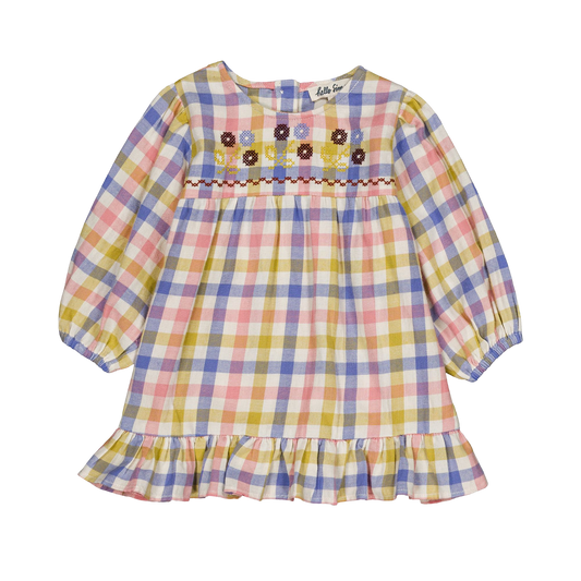 Lisane Baby Dress - Check Sixties