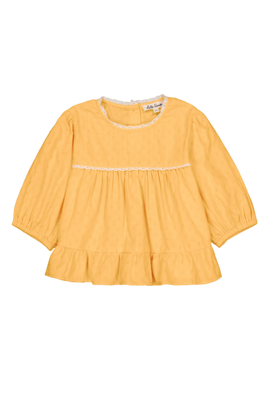 Lisette Blouse - Dobby Apricot