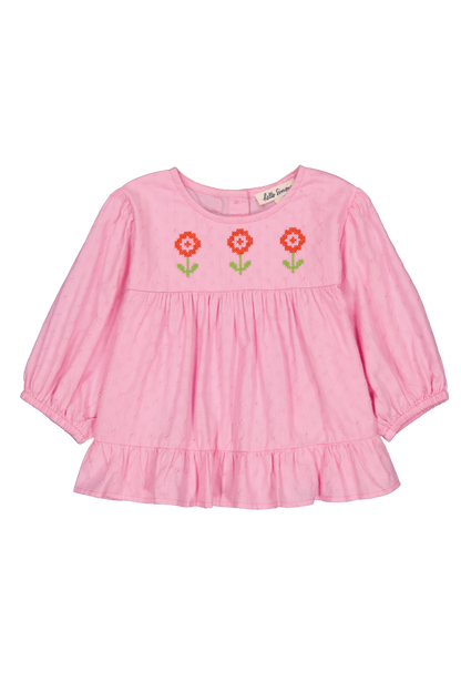 Lisette Blouse - Dobby Rose