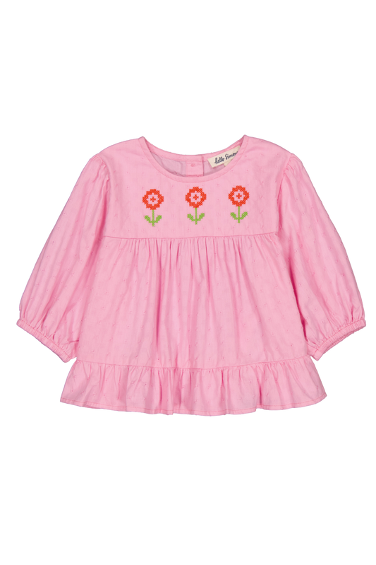 Lisette Blouse - Dobby Rose