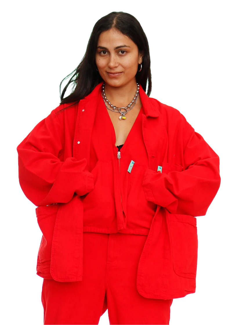 Forager Coat - Tomato
