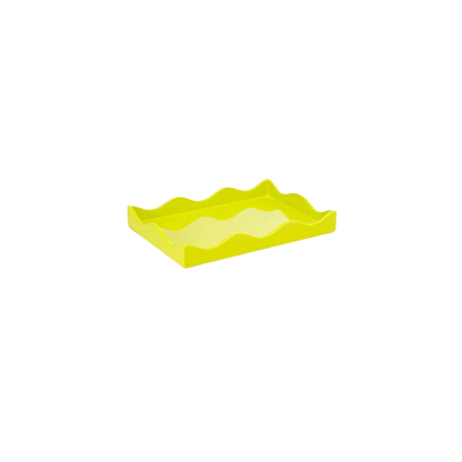 Rita Konig Belles Rives Lacquer Tray - Acid Drop Yellow