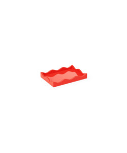 Rita Konig Belles Rives Lacquer Tray - Blood Orange
