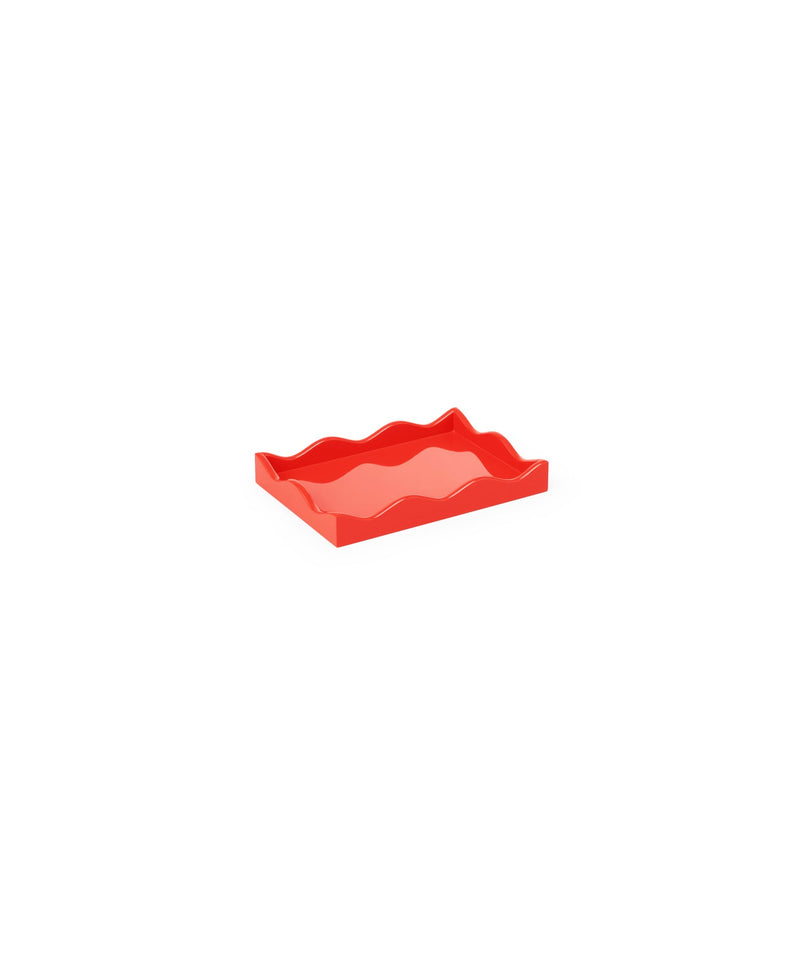 Rita Konig Belles Rives Lacquer Tray - Blood Orange