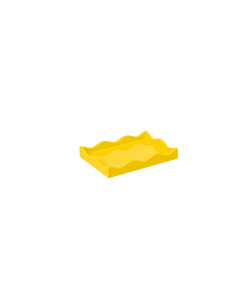 Rita Konig Belles Rives Lacquer Tray - Citron Yellow