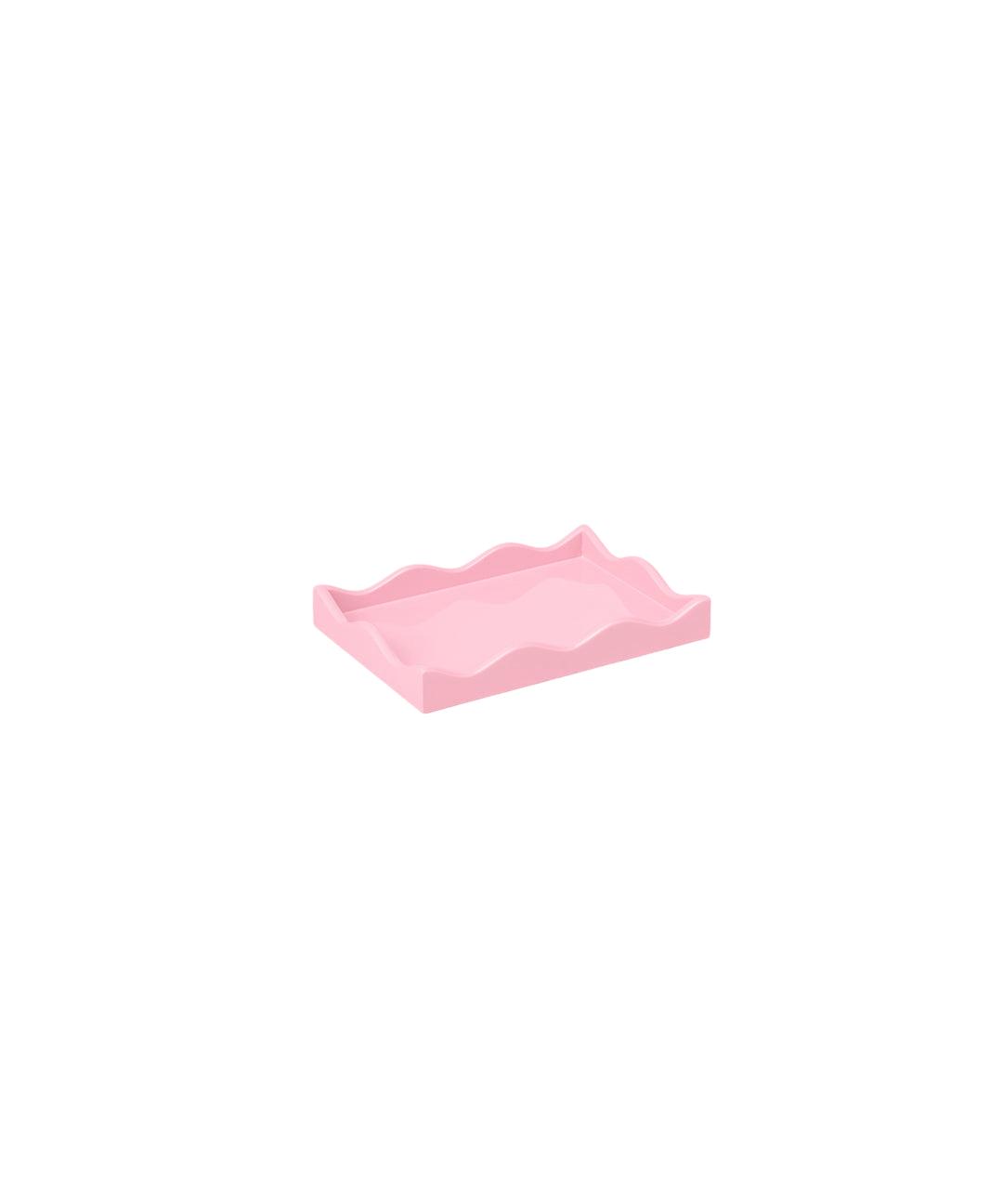 Rita Konig Belles Rives Lacquer Tray - Sugar Pink