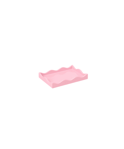 Rita Konig Belles Rives Lacquer Tray - Sugar Pink