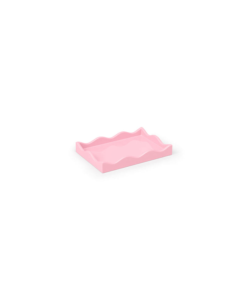 Rita Konig Belles Rives Lacquer Tray - Sugar Pink