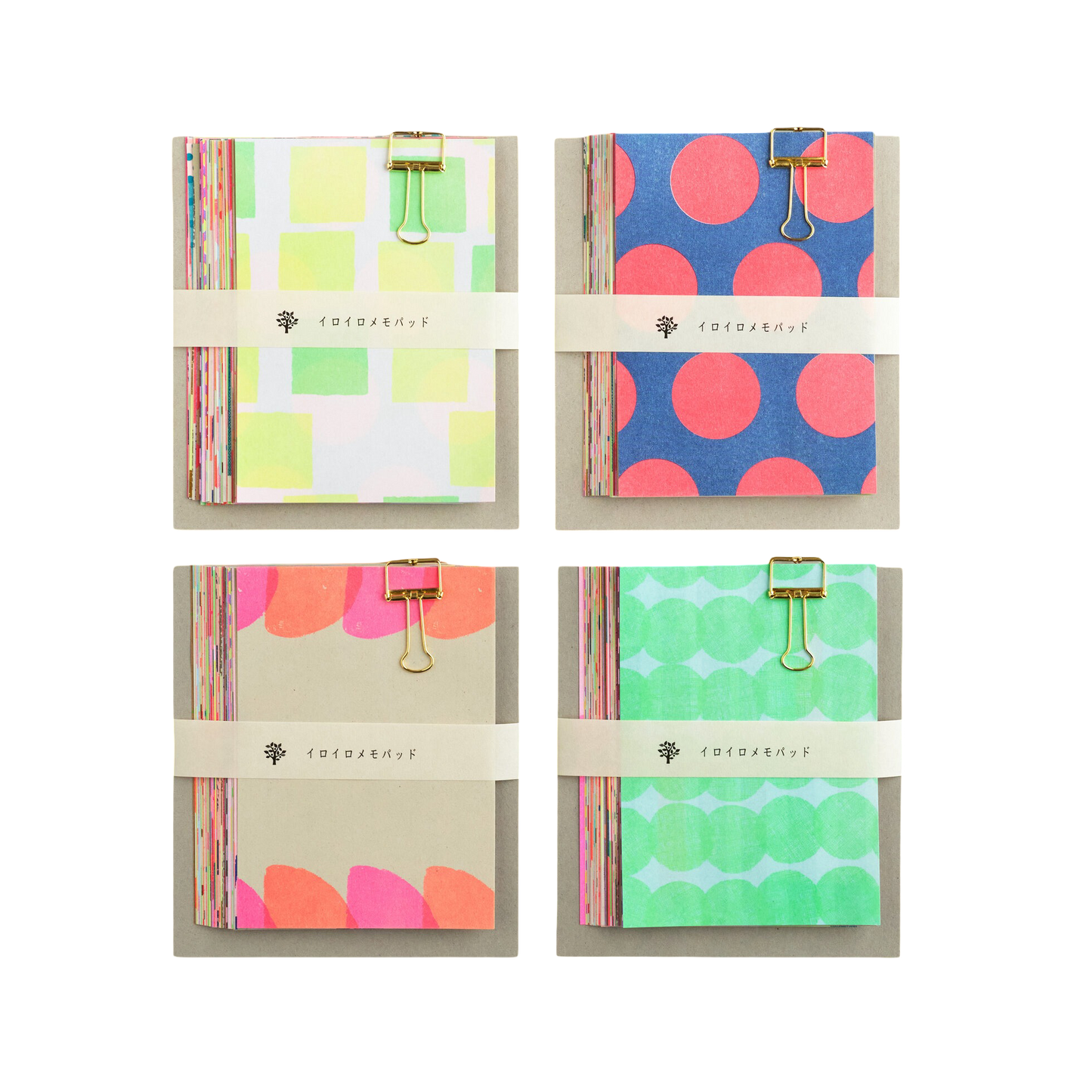 Mizushima Neon Memo Paper Packs