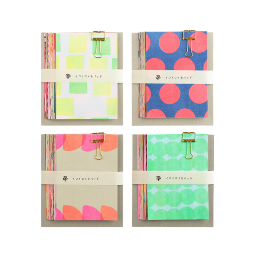 Mizushima Neon Memo Paper Packs