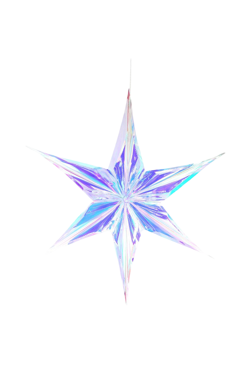 Iridescent Decorative Star