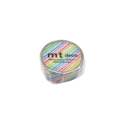 Rainbow Stripe Washi Tape - 15mm (3m)
