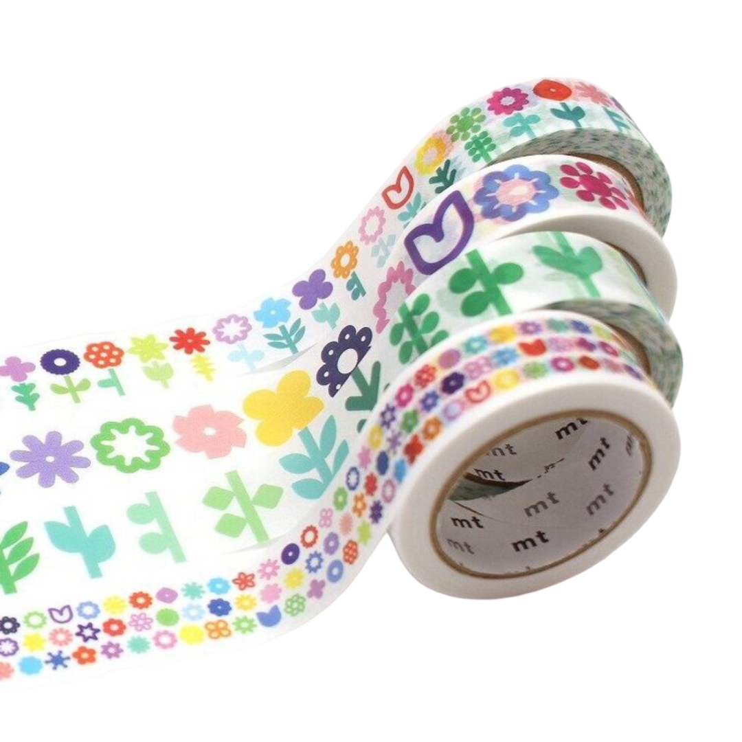 Set of 4 Kapitza Washi Tape - 15mm (3m)