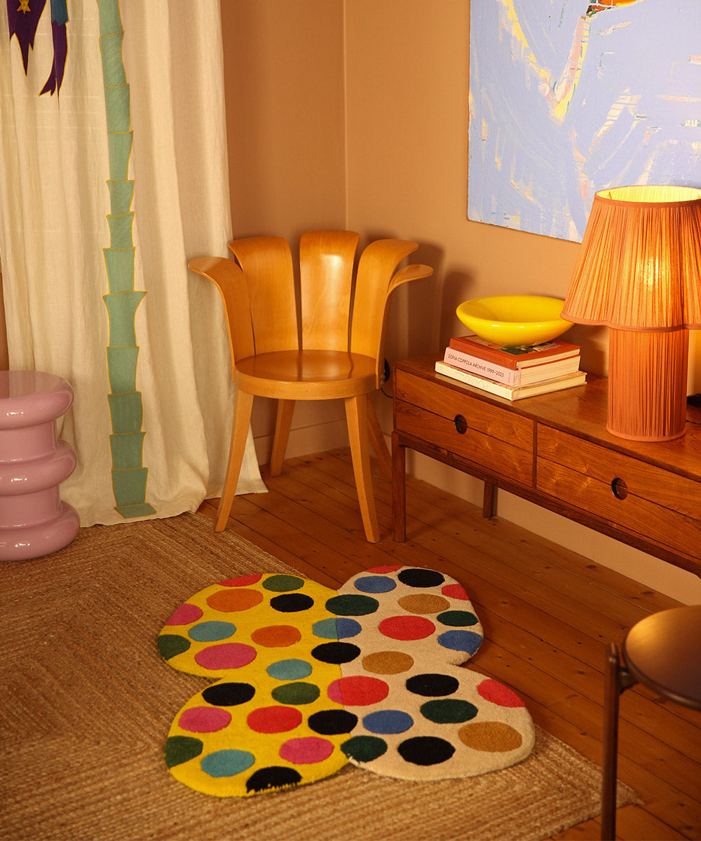 Marley Multi Butterfly Rug - Large