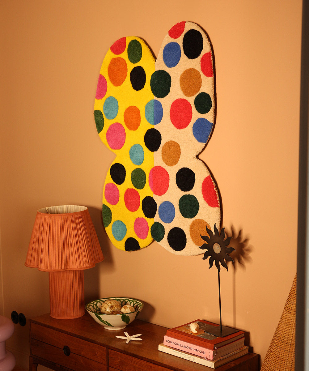 Marley Multi Butterfly Rug - Large