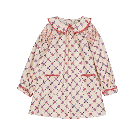 Martha Dress - Floral Check