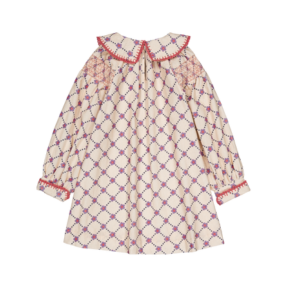 Martha Dress - Floral Check
