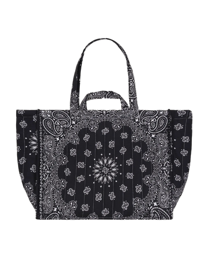 Maxi Cabas Quilted Tote Bag - Good Times Only