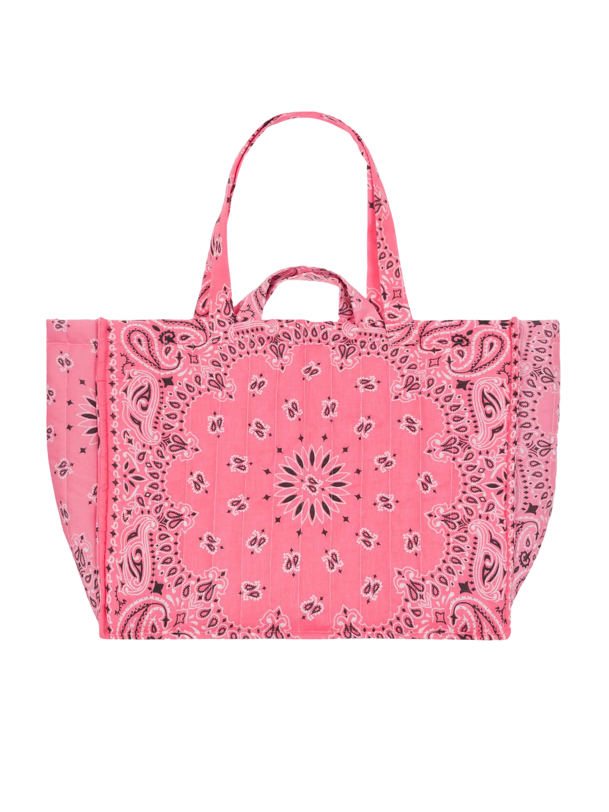 Maxi Cabas Quilted Tote Bag - Good Times Only