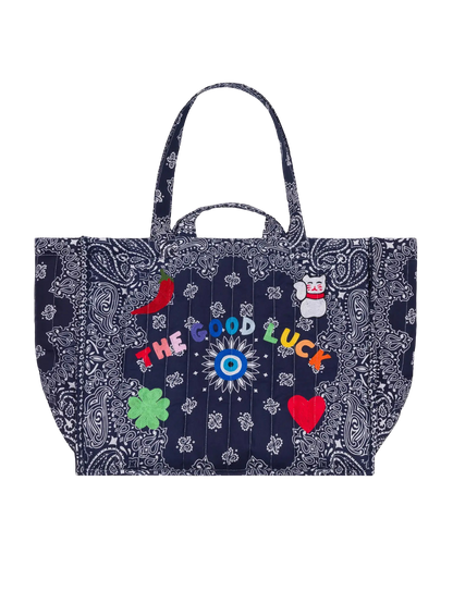 Maxi Cabas Quilted Tote Bag - The Good Luck