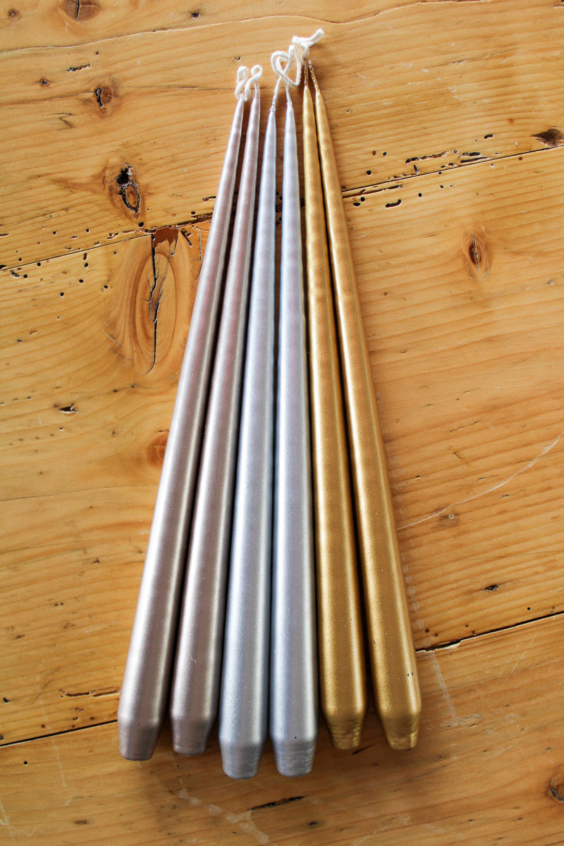 Metallic Tapers, Gold