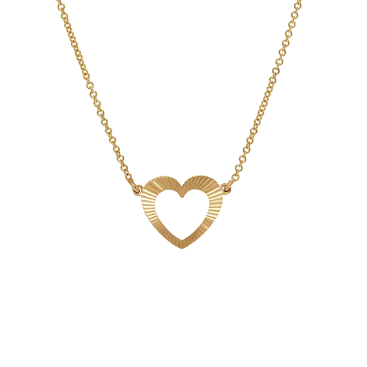 Mini Open Heart Necklace