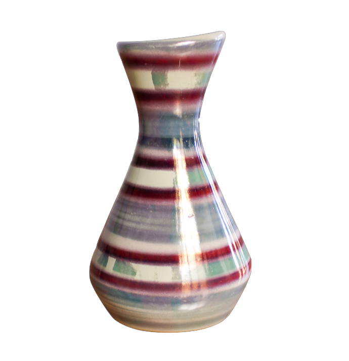 Mini Mid Century Vase - Horizontal Stripe