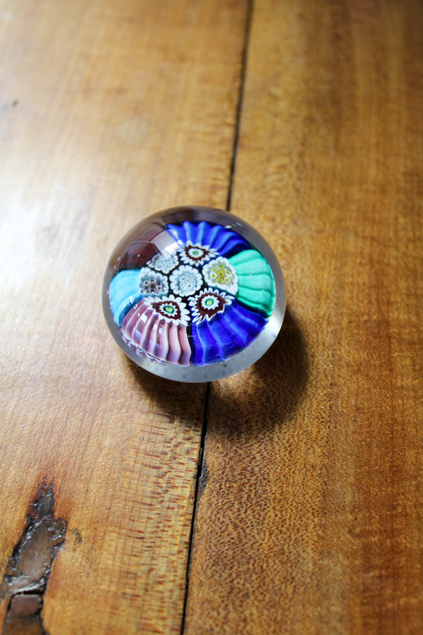 Mini Millefiori Paperweight - Multicolor