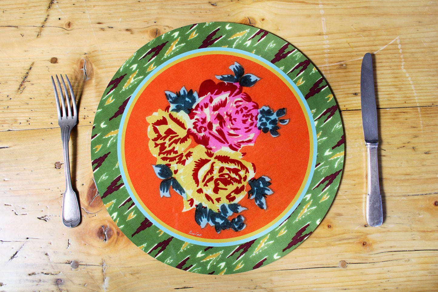 Naga Garden Placemat - Orange
