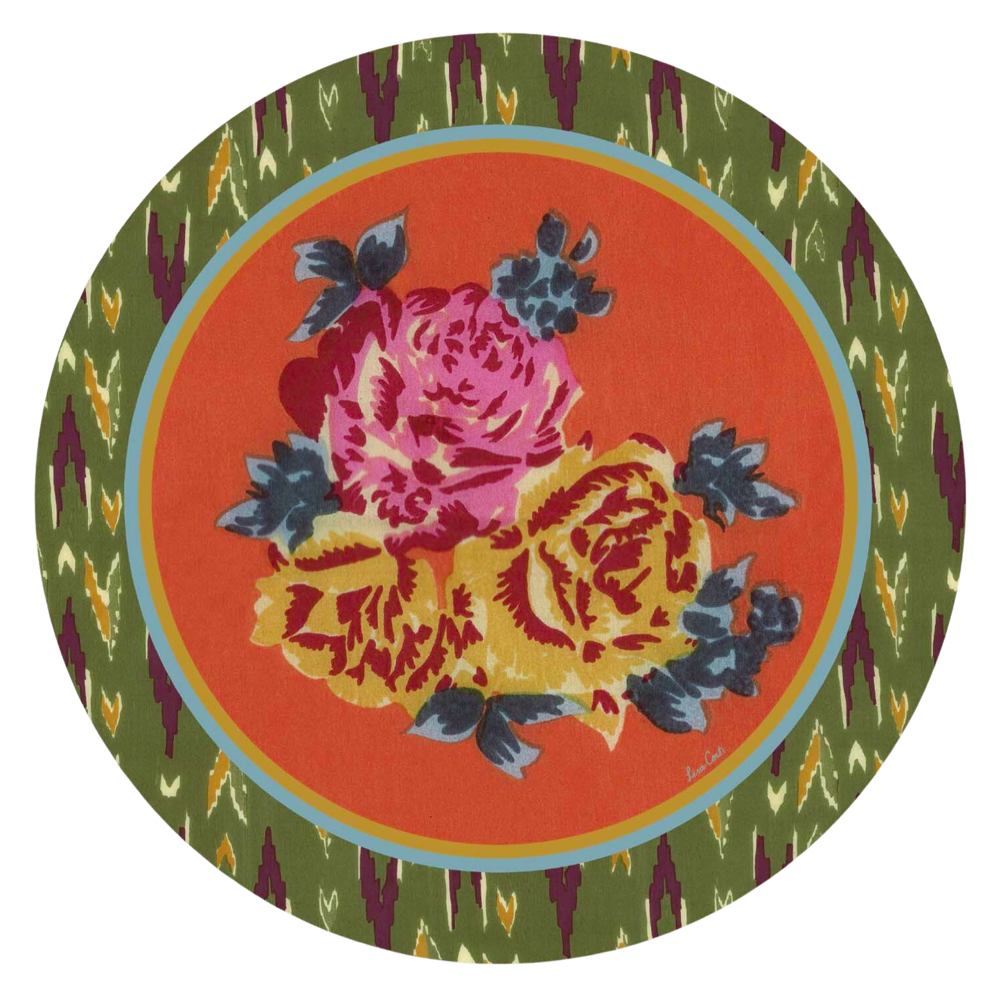 Naga Garden Placemat - Orange