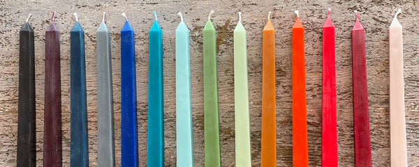 Obelisk Square Taper Candles, Set of 2 - COOL