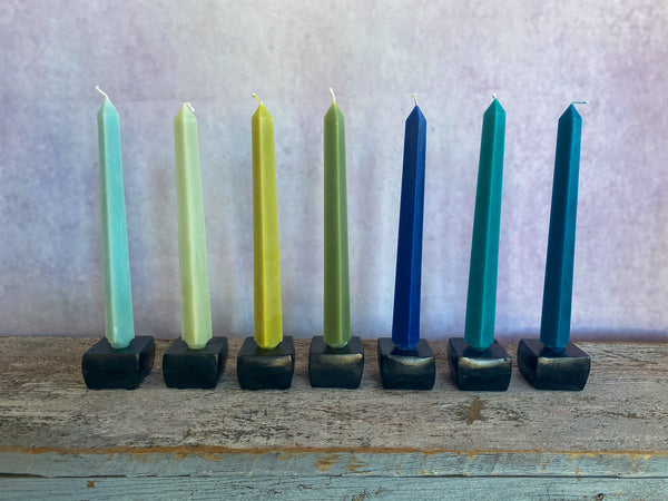 Obelisk Square Taper Candles, Set of 2 - COOL