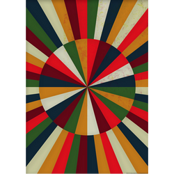 Op Art Wrapping Paper Sheet