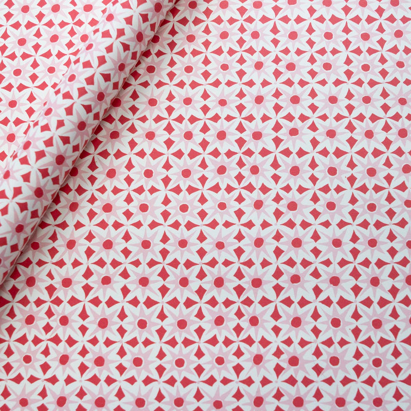 Alhambra Star Patterned Wrapping Paper Sheet