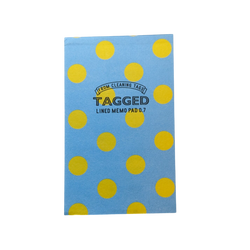 Lined Small Waterproof Memo Pad - Polka Dot