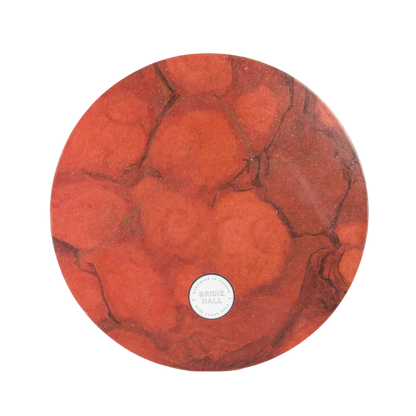 Verona Rosso Tray with Lilac Border
