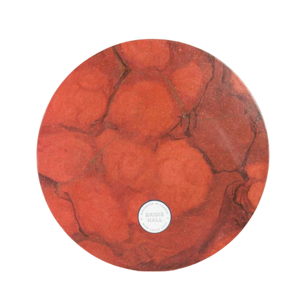 Verona Rosso Tray with Lilac Border