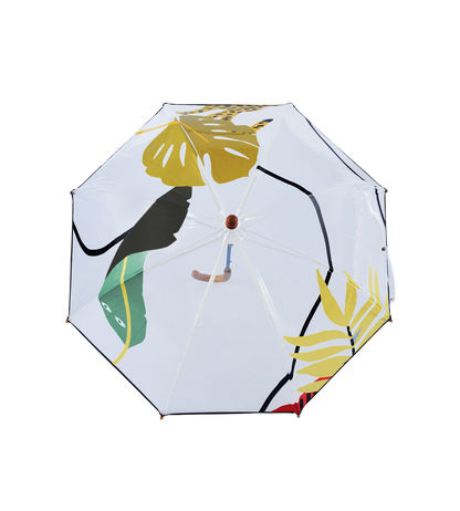 Clear Dome Umbrella - Jungle