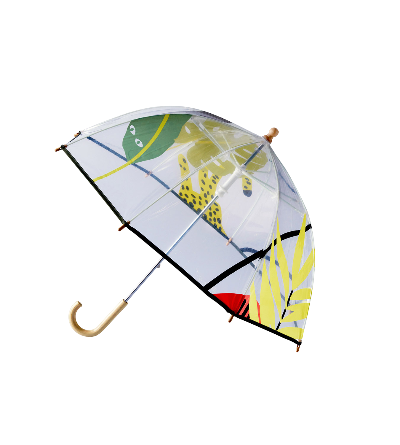 Clear Dome Umbrella - Jungle