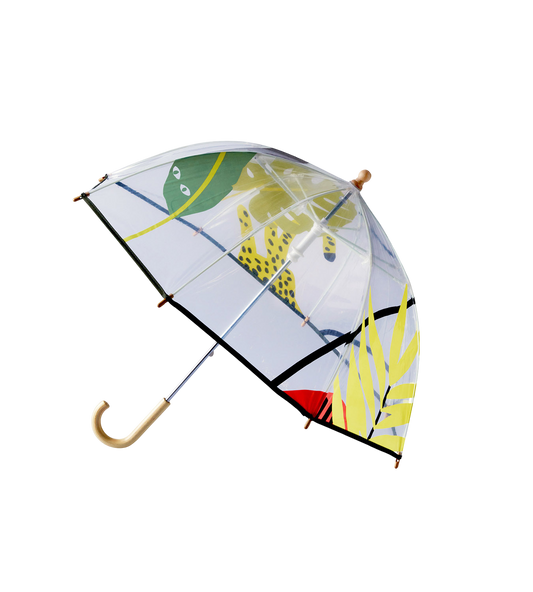 Clear Dome Umbrella - Jungle