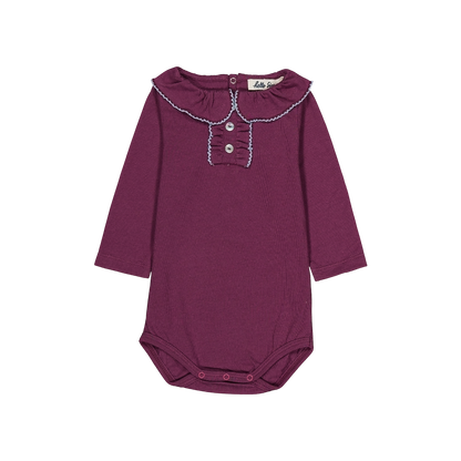 Pistache Baby Bodysuit - Amaranth