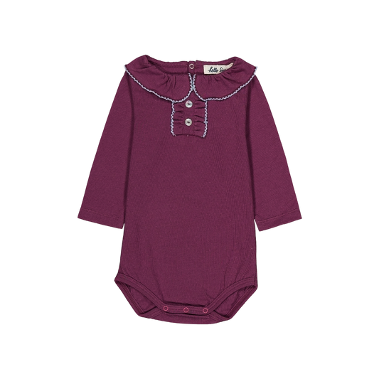 Pistache Baby Bodysuit - Amaranth