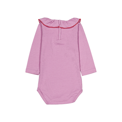 Pistache Baby Bodysuit - Orchid
