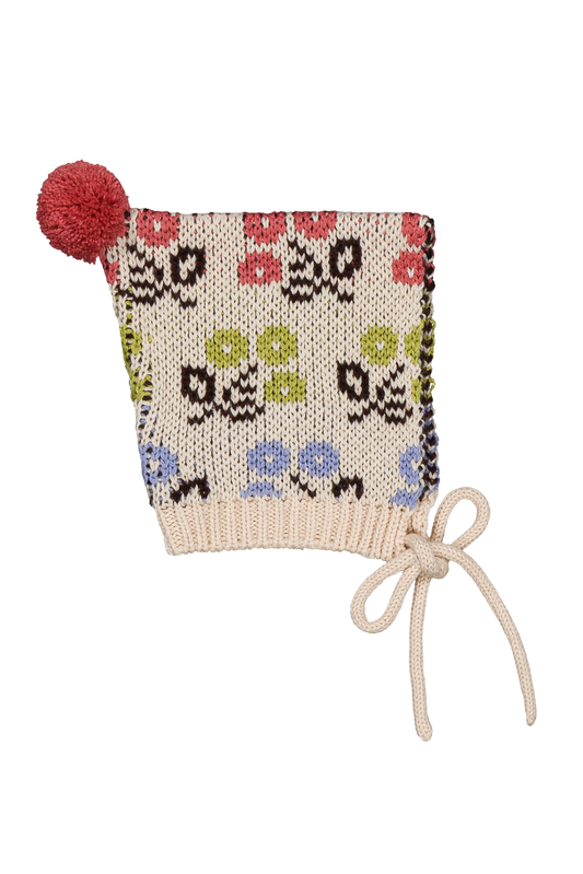 Pompom Baby Hat - Spring