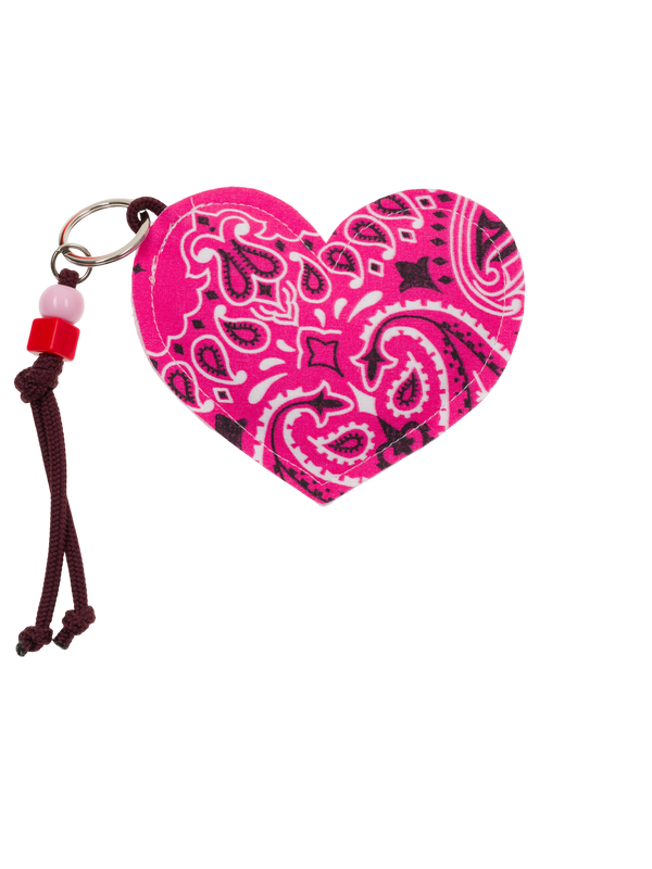 Bandana Key Chain - Heart