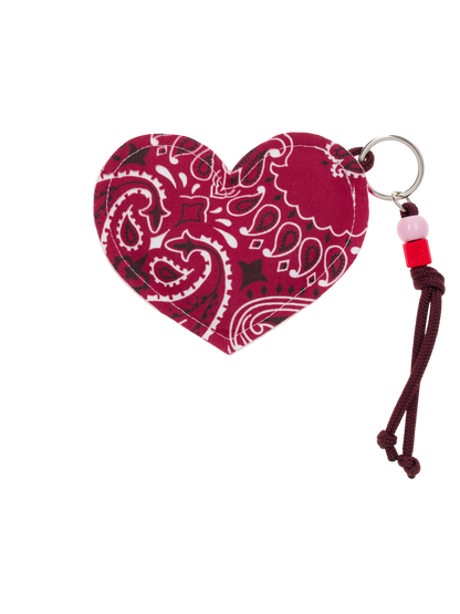Bandana Key Chain - Heart